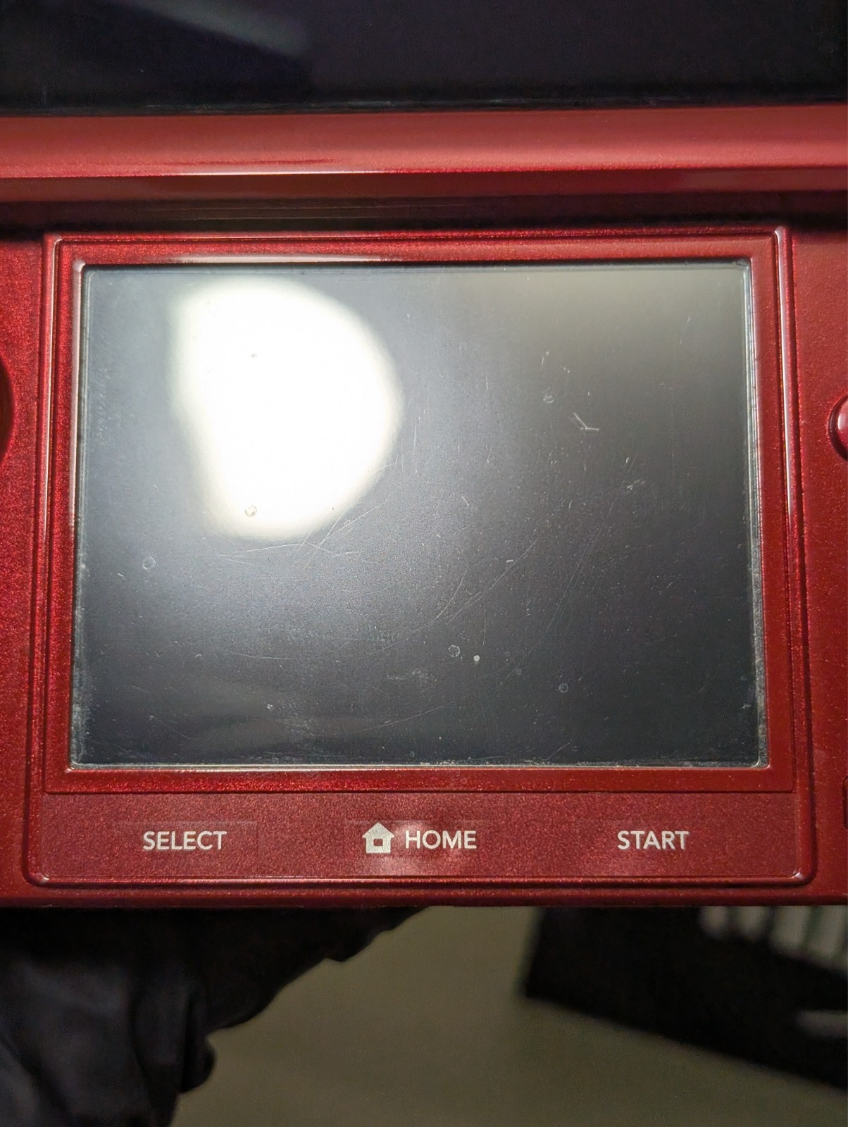 Nintendo 3DS Console Japan Ver Flare Red For Parts As-Is JUNK NTSC-J Region-Lock