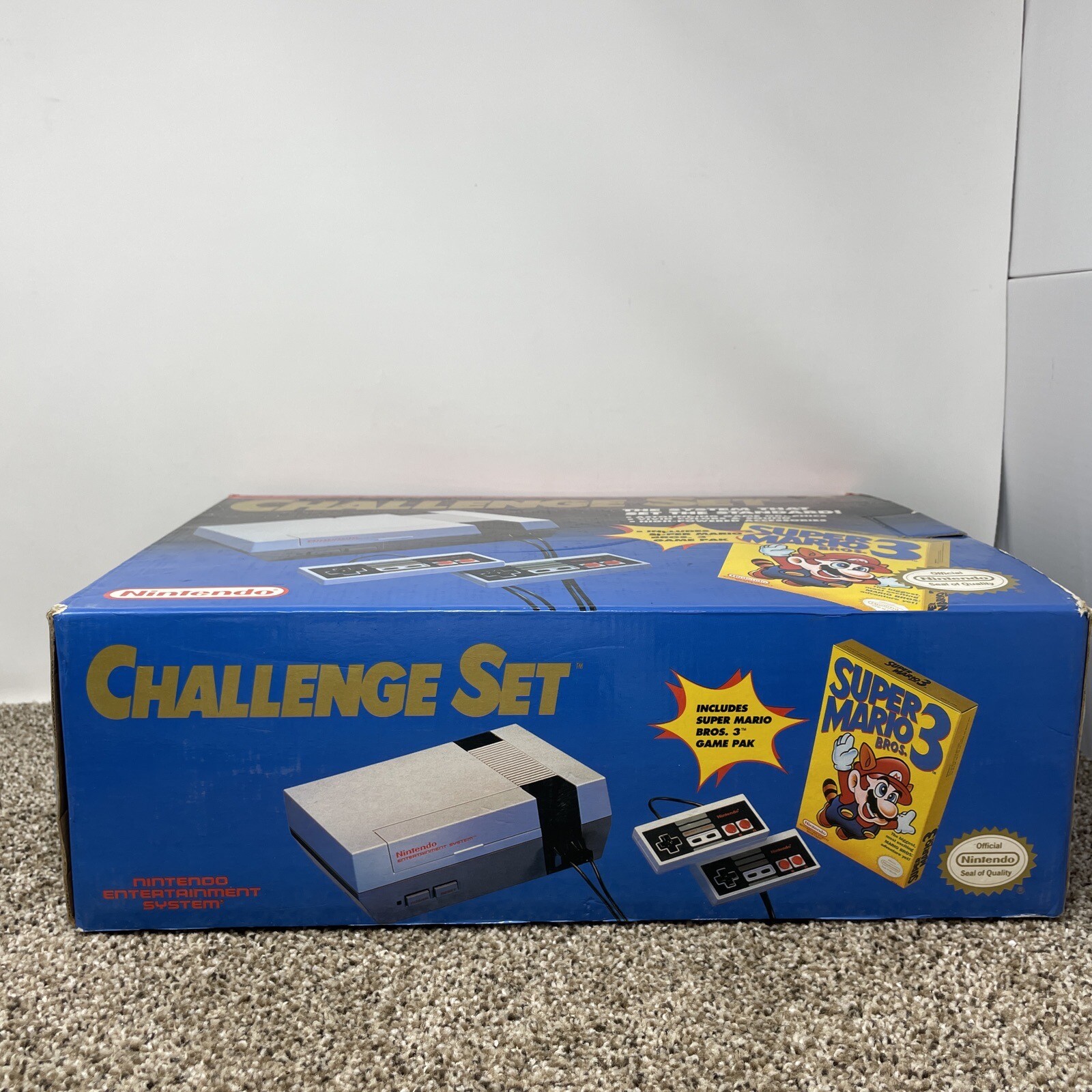 Nintendo NES Challenge Set SUPER Mario 3 Entertainment System CIB NO GAME