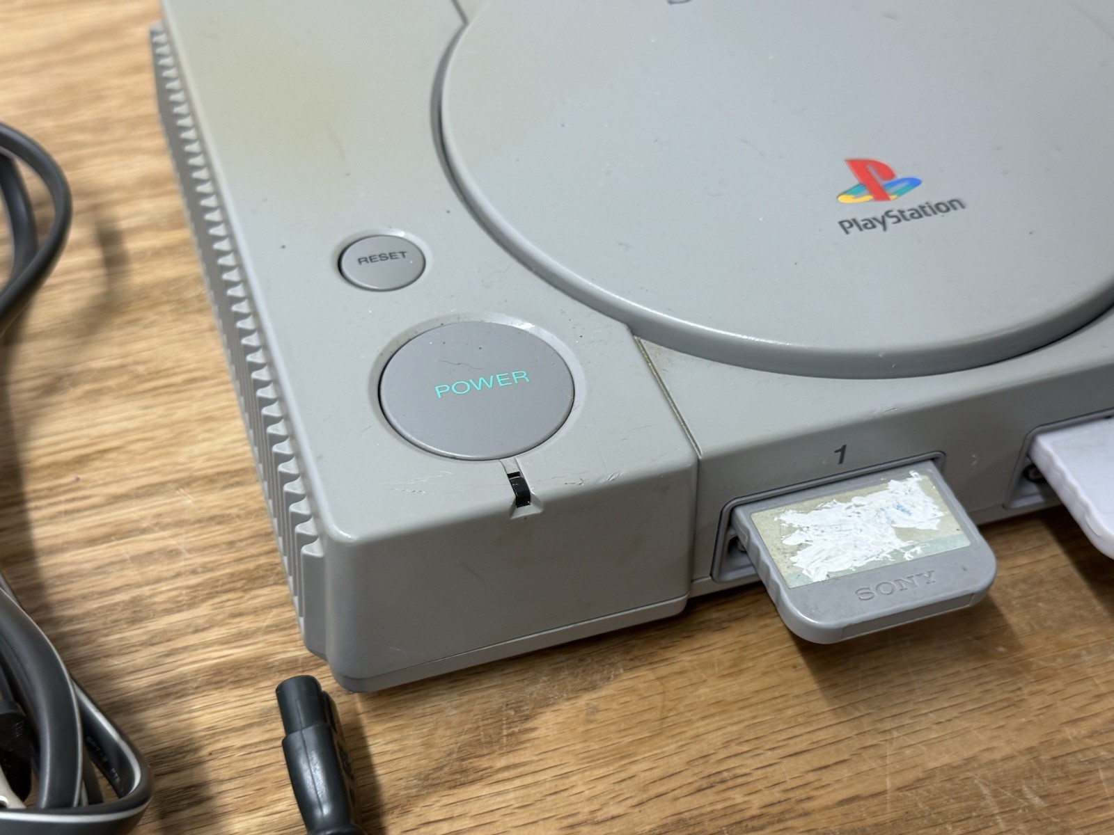 Sony PlayStation 1 (PS1) Gray Console Gaming System SCPH-7501 Tested