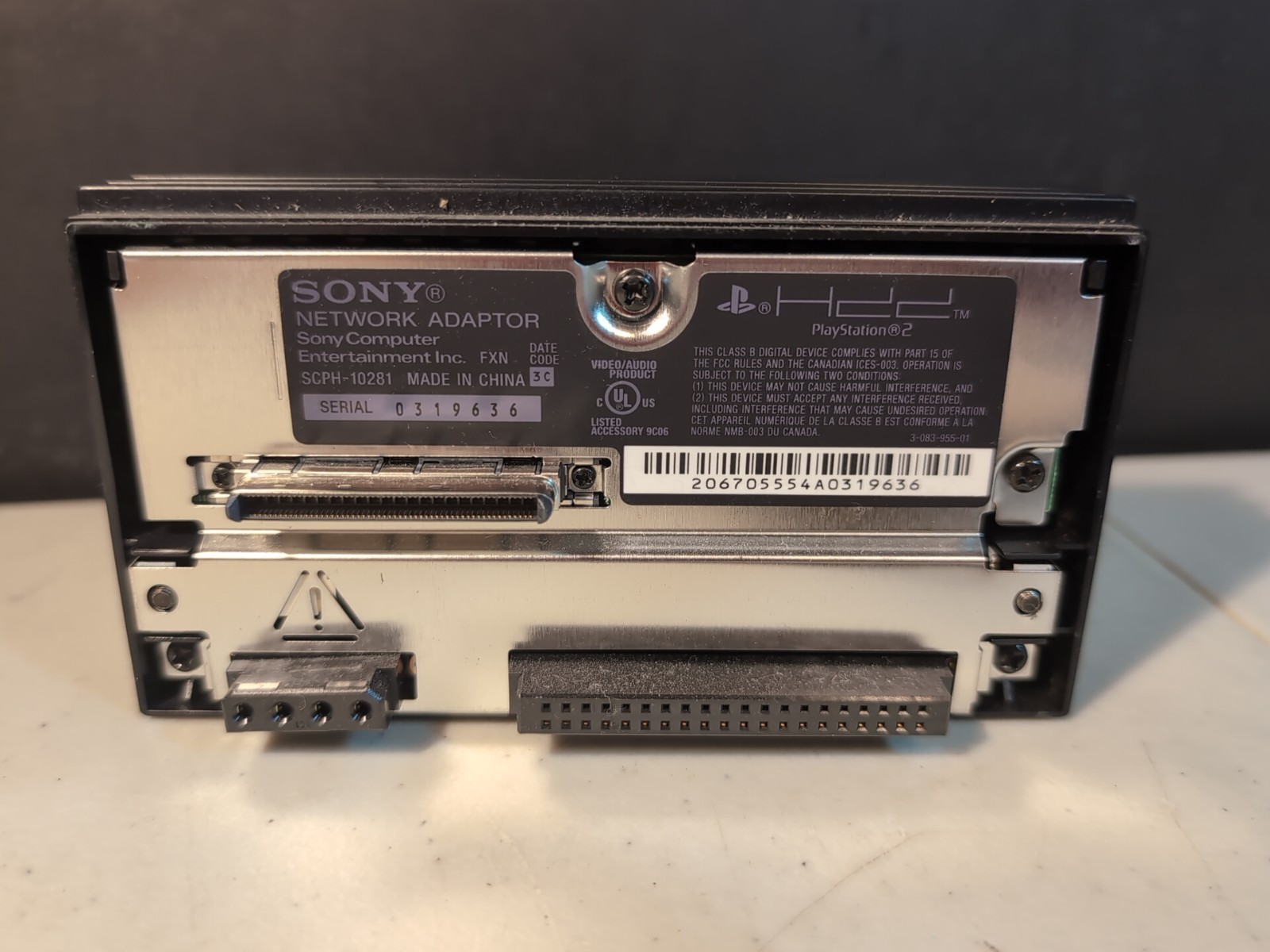 PS2 HDD Ethernet Network Adapter Sony PlayStation 2 OEM Authentic SCPH-10281