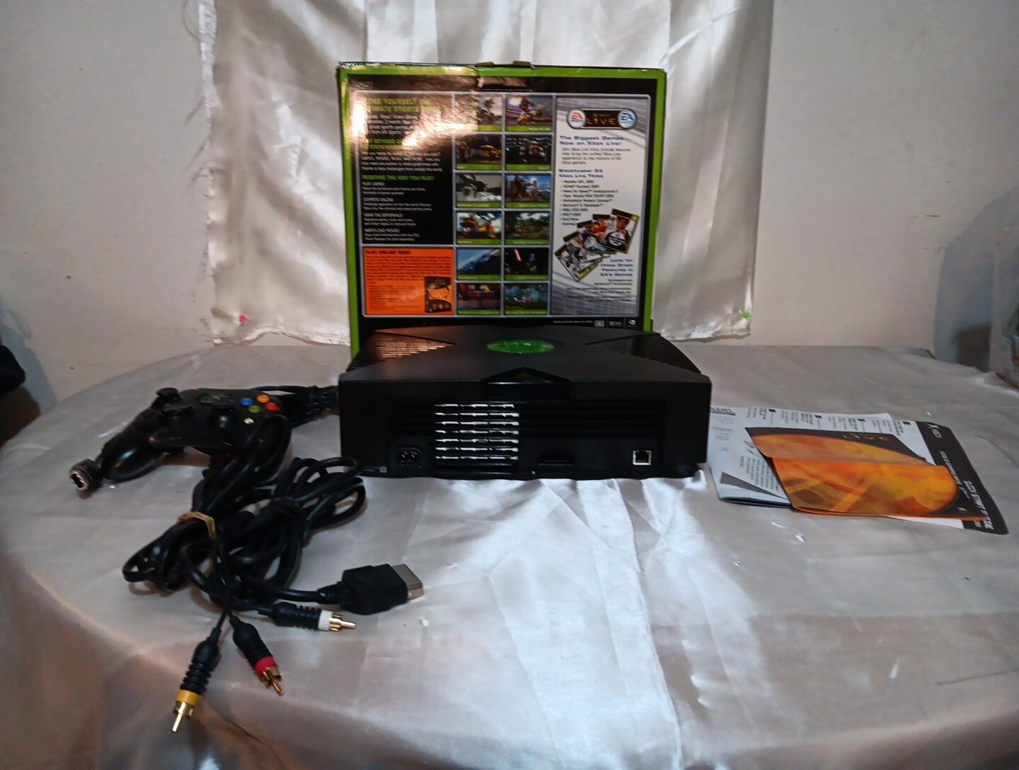 Microsoft Original XBox Video Game System 2005 Controller Power Cord Adaptor