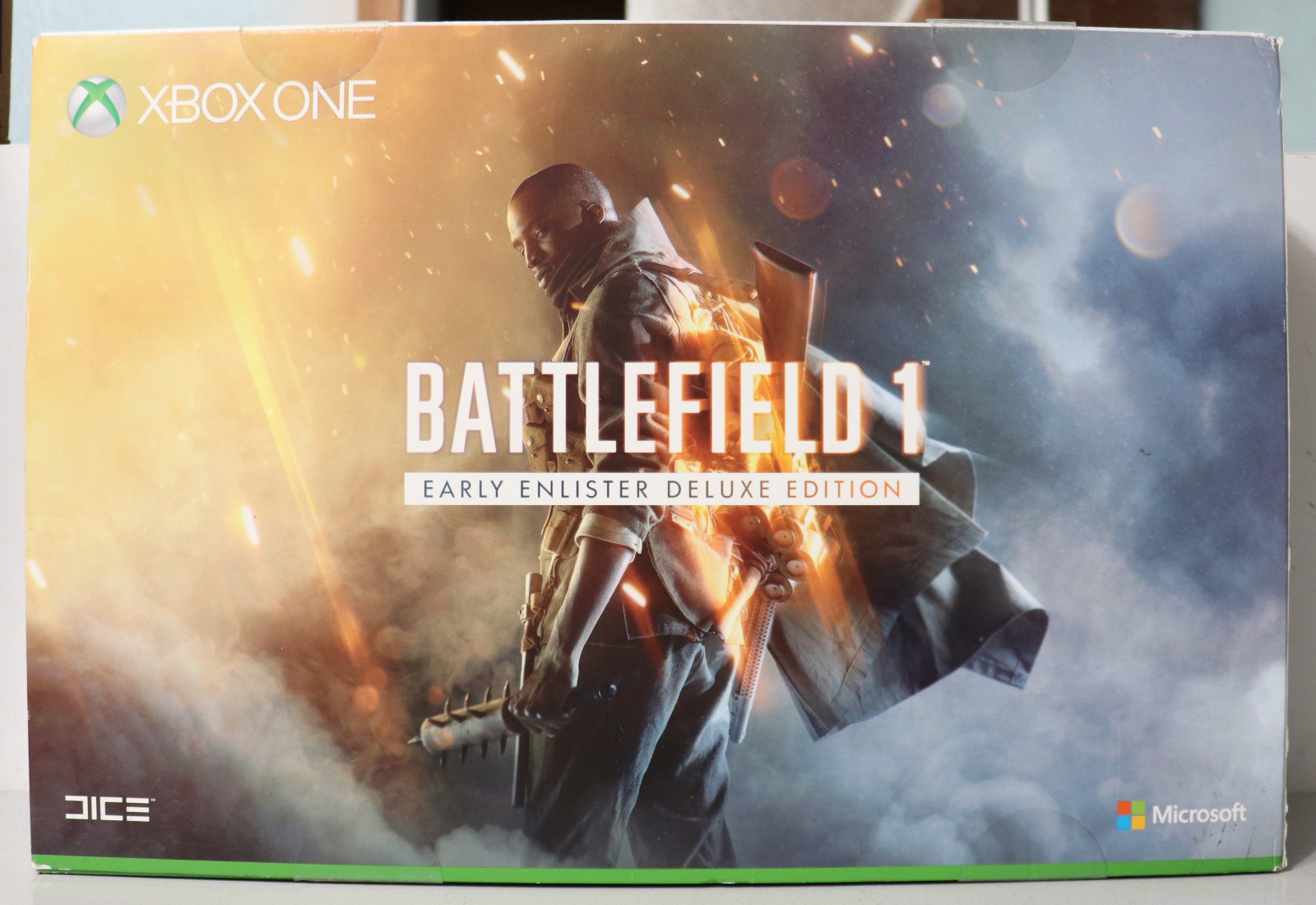 Microsoft Xbox One S Battlefield 1 Military Green Limited Console Bundle 1TB