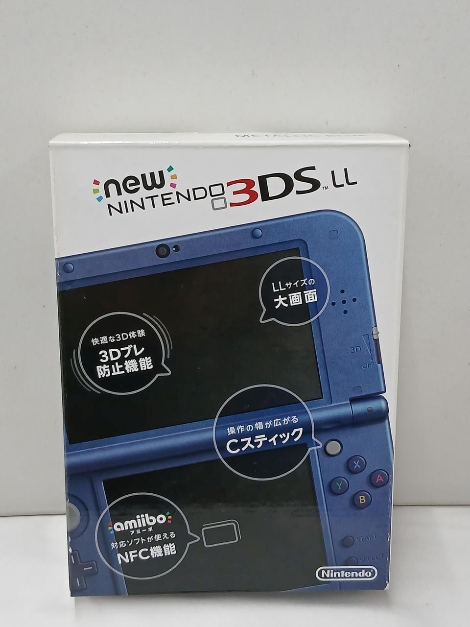 New Nintendo 3DS XL (LL) RED-001 with Box and Manual, Retro Game Console A3420