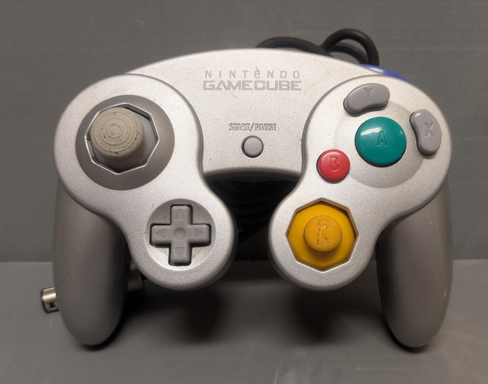 Nintendo GameCube Console platinum + platinum Controller DOL-001 – Tested Silver