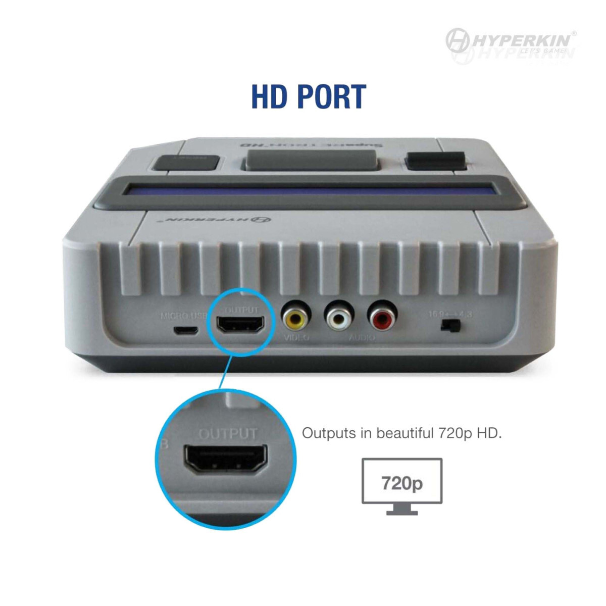 SupaRetroN HD Gaming Console for Original Classic SNES Nintendo/ Super Famicom