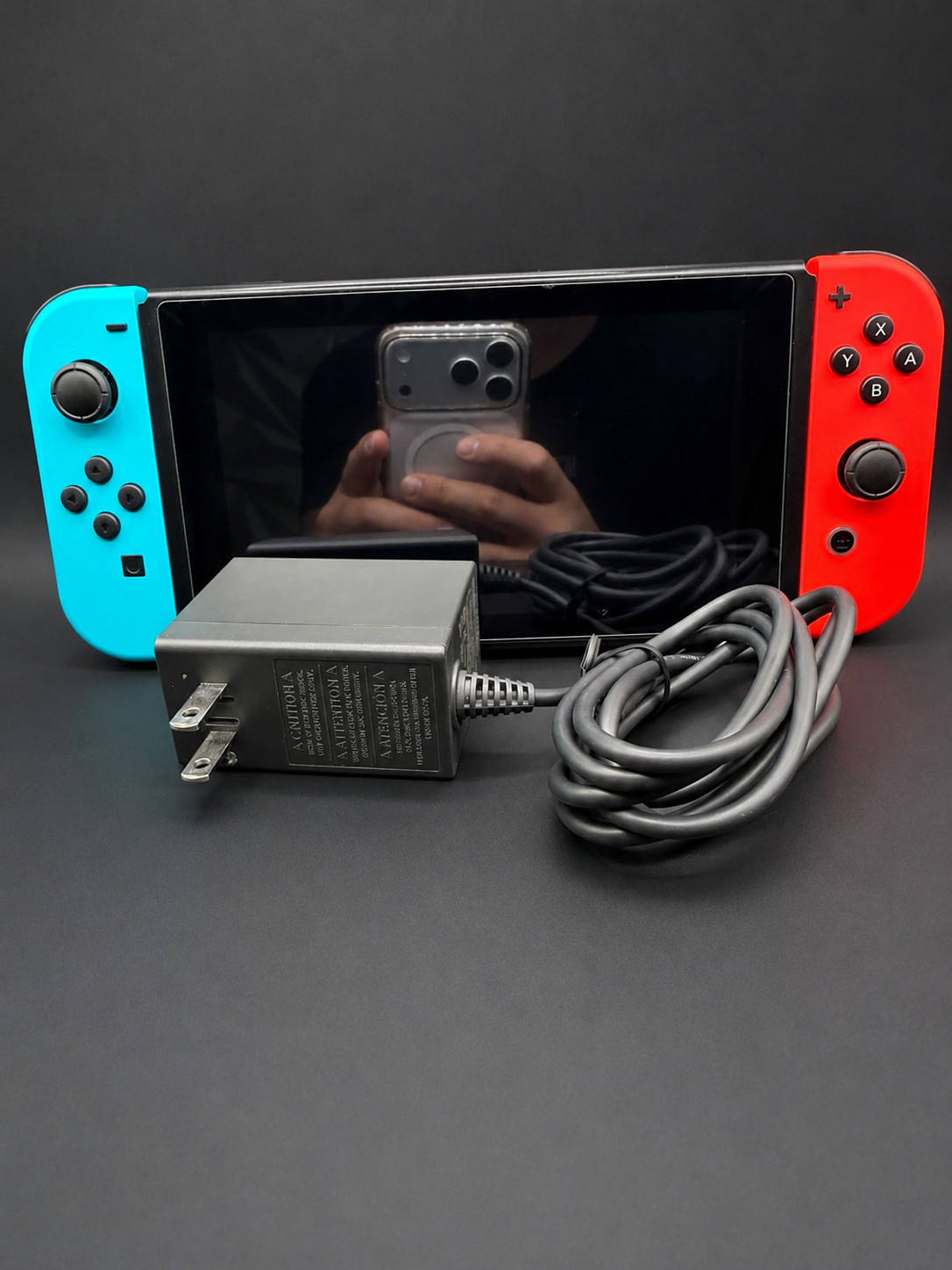 Nintendo Switch Console Neon Red/Blue Joy-Con w/ 32gb+256GB microSD & Charger
