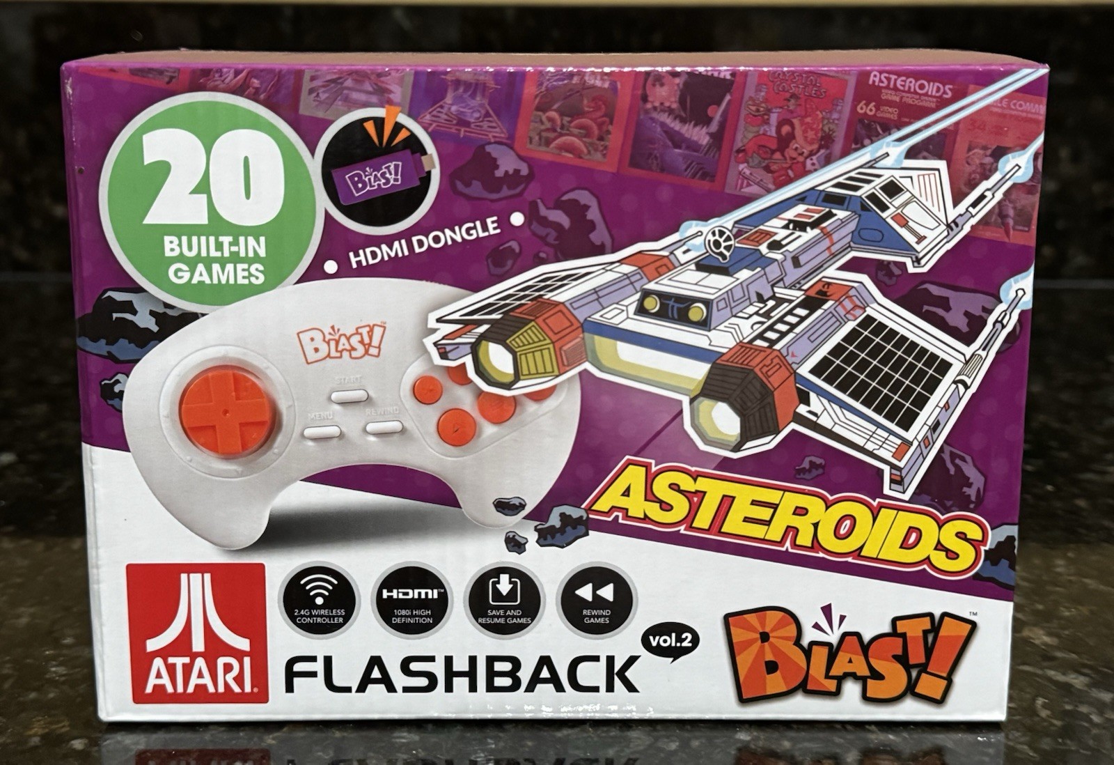 Atari Flashback Lot Flashback 9 110 Games + Pong & Asteroids 20 Games Each