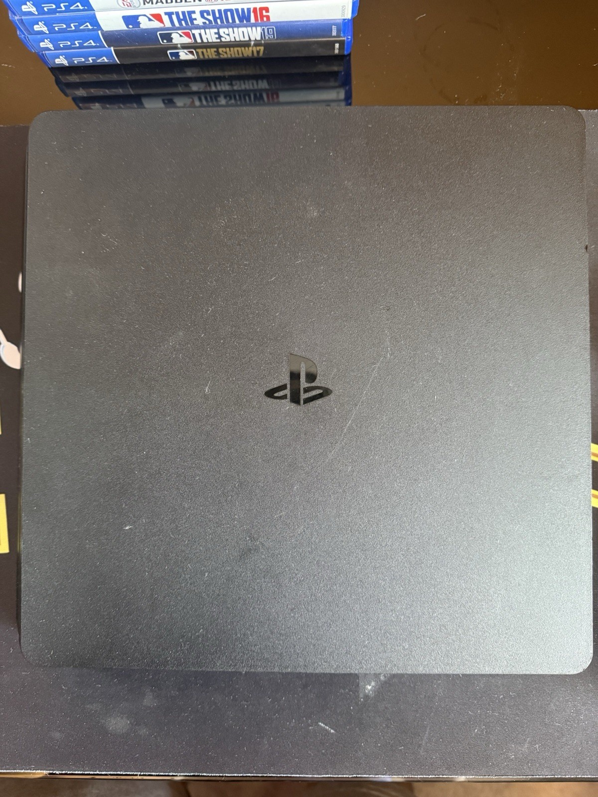 Sony PlayStation 4 500GB Console Bundle 12 Games 2 Controllers All Wires Working