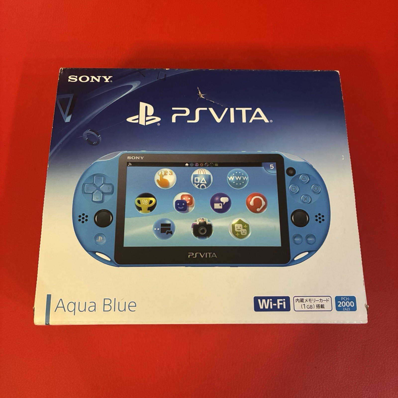 Sony PlayStation PS Vita 2000 (Light Blue / White) Console CIB – MINT