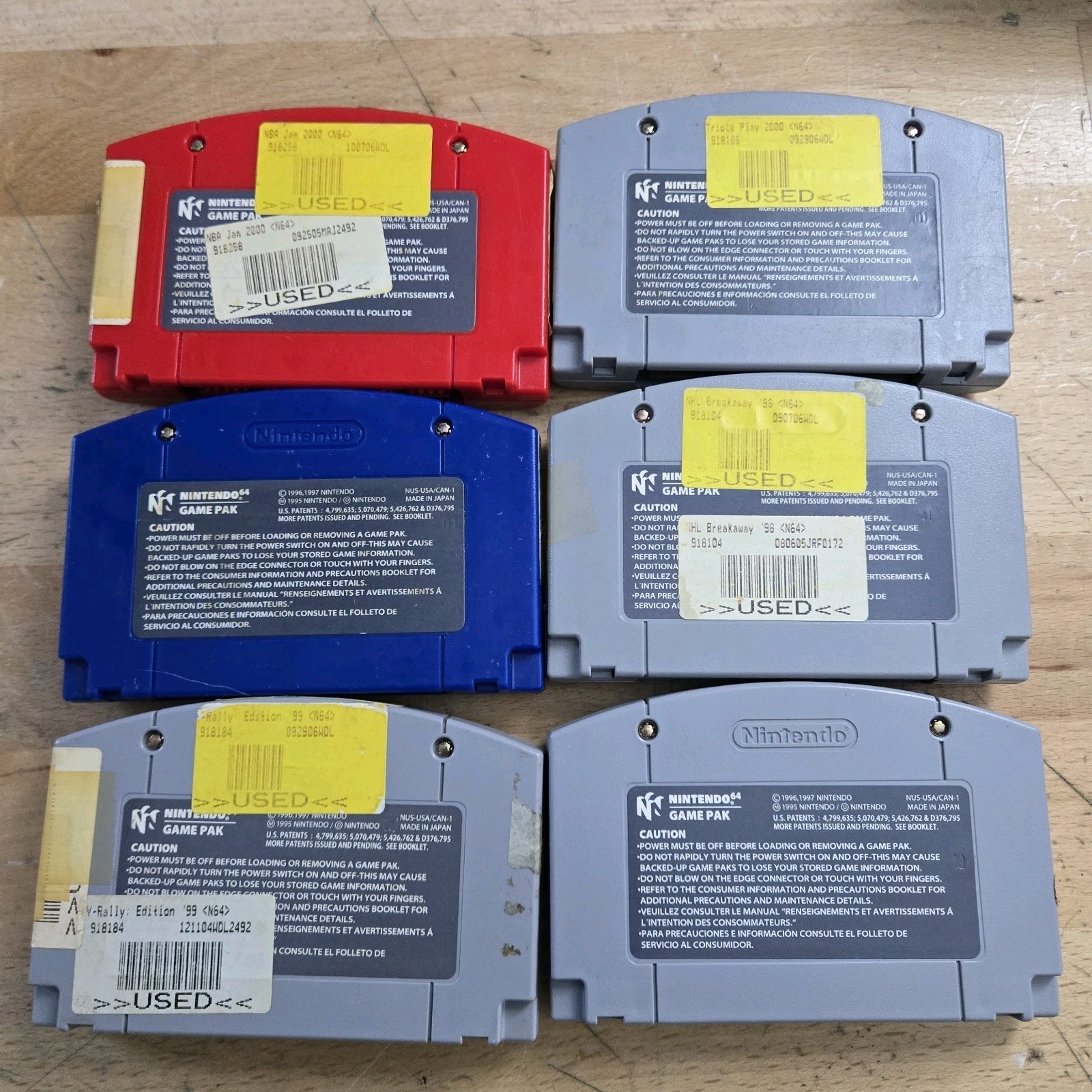 Nintendo 64 System Bundle 12 Games 2 Controllers GOOD STICKS + Wires ALL OEM