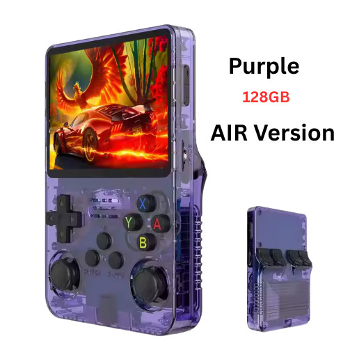 Air Version 128GB,R36S Handheld 20000+ Video Games Console 3.5 Inch IPS Screen