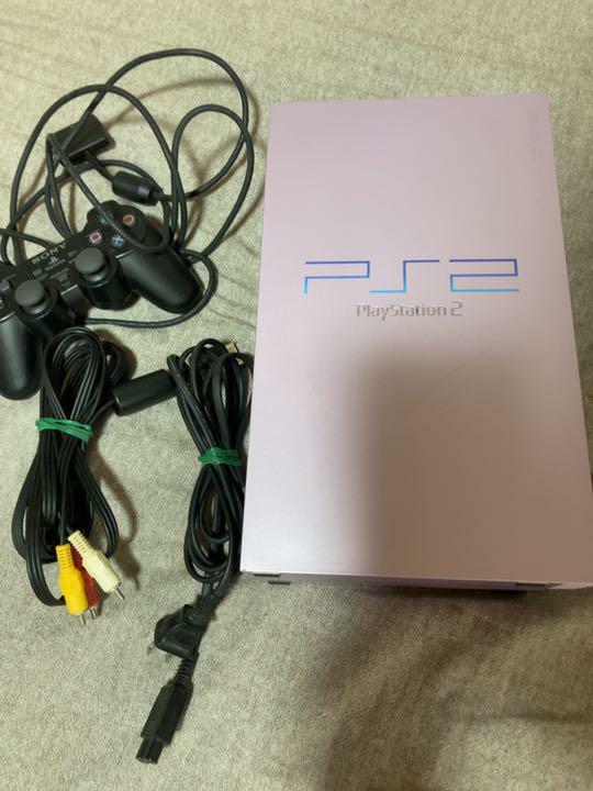 Sony PlayStation 2 PS2 Pink Sakura Game Console Controller Japanese NTSC-J Japan