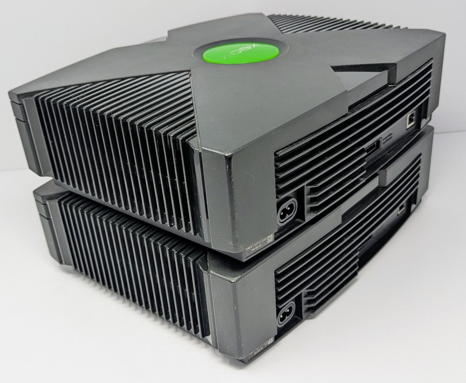 2 Original Microsoft Xbox Consoles – Powers On – For Parts Or Repair