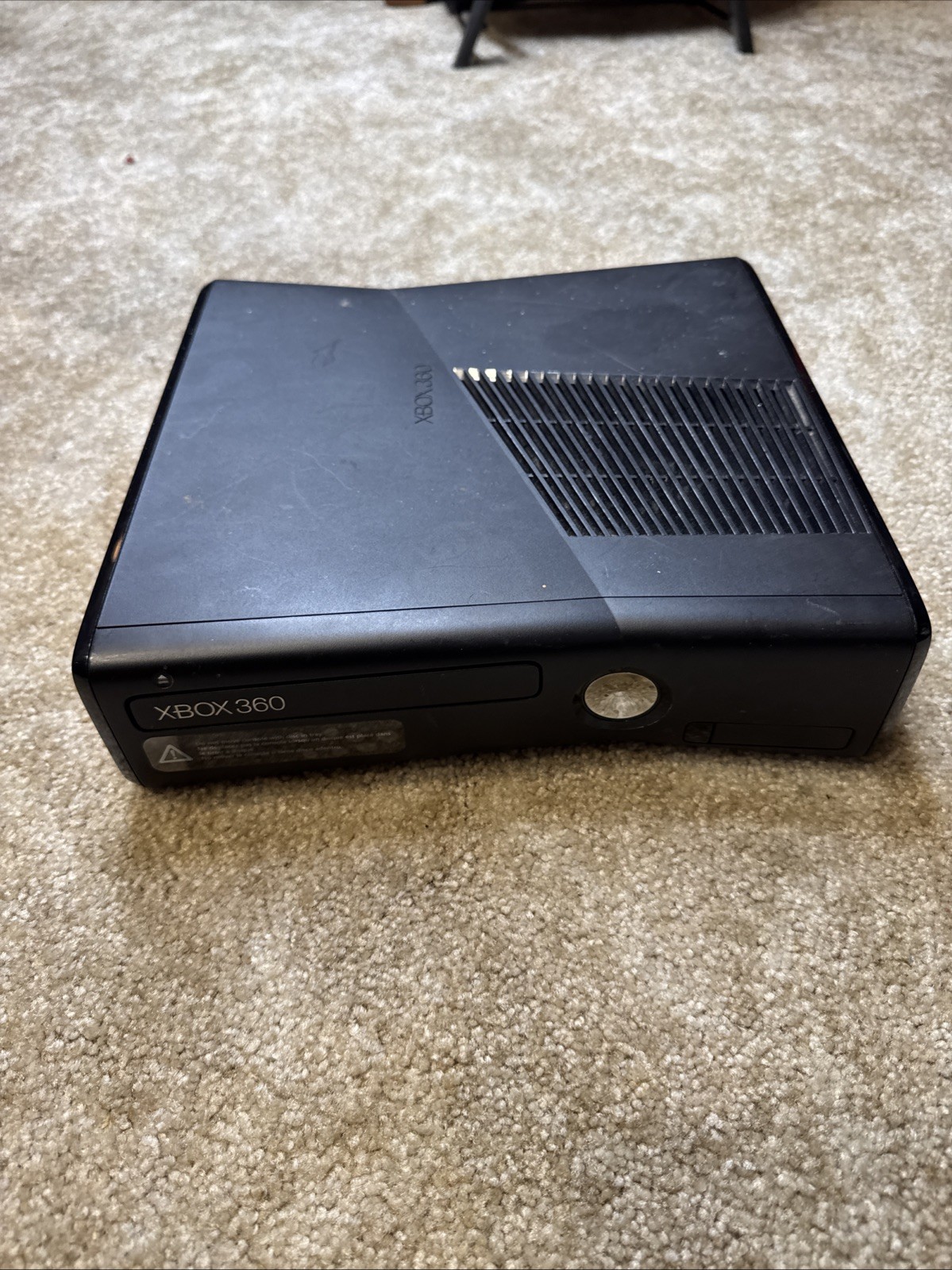Microsoft Xbox 360 S Console Gaming System Only Glossy Black 1439