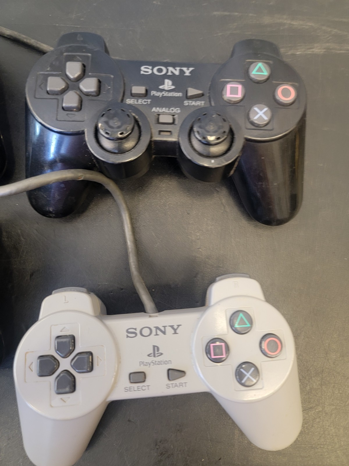 Lot Bundle PS2 (Untested) 4 Controllers 6 PS2 OEM A/V Cable 4 Power Supply OEM