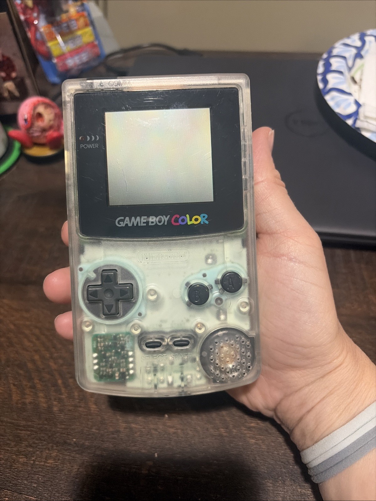 Japanese Nintendo Gameboy Color Crystal Clear Version Region Free Us Seller M