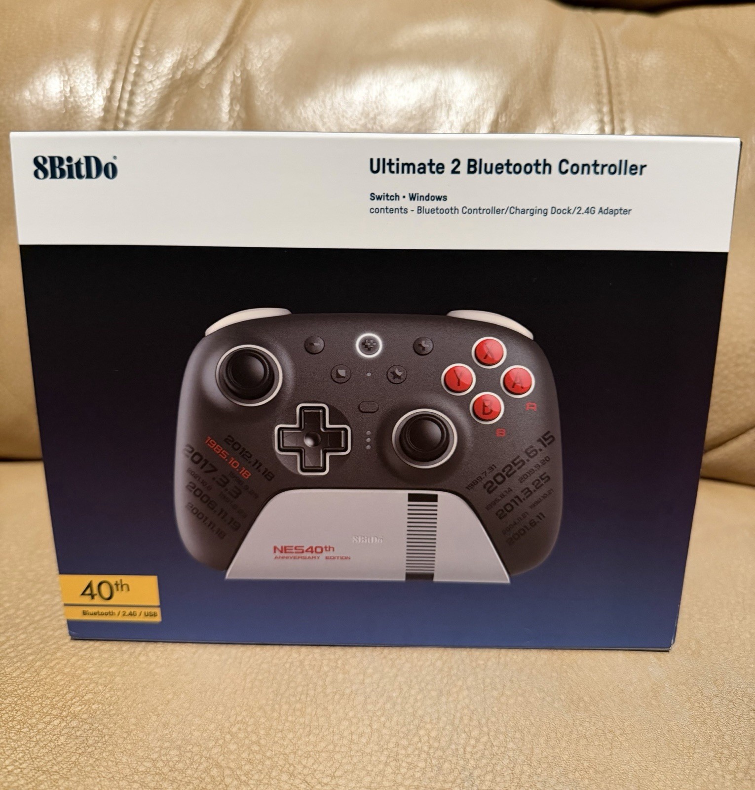 8 Bitdo Ultimate 2 Bluetooth – Nintendo 40th LE Controller With 8bit bot! RARE!