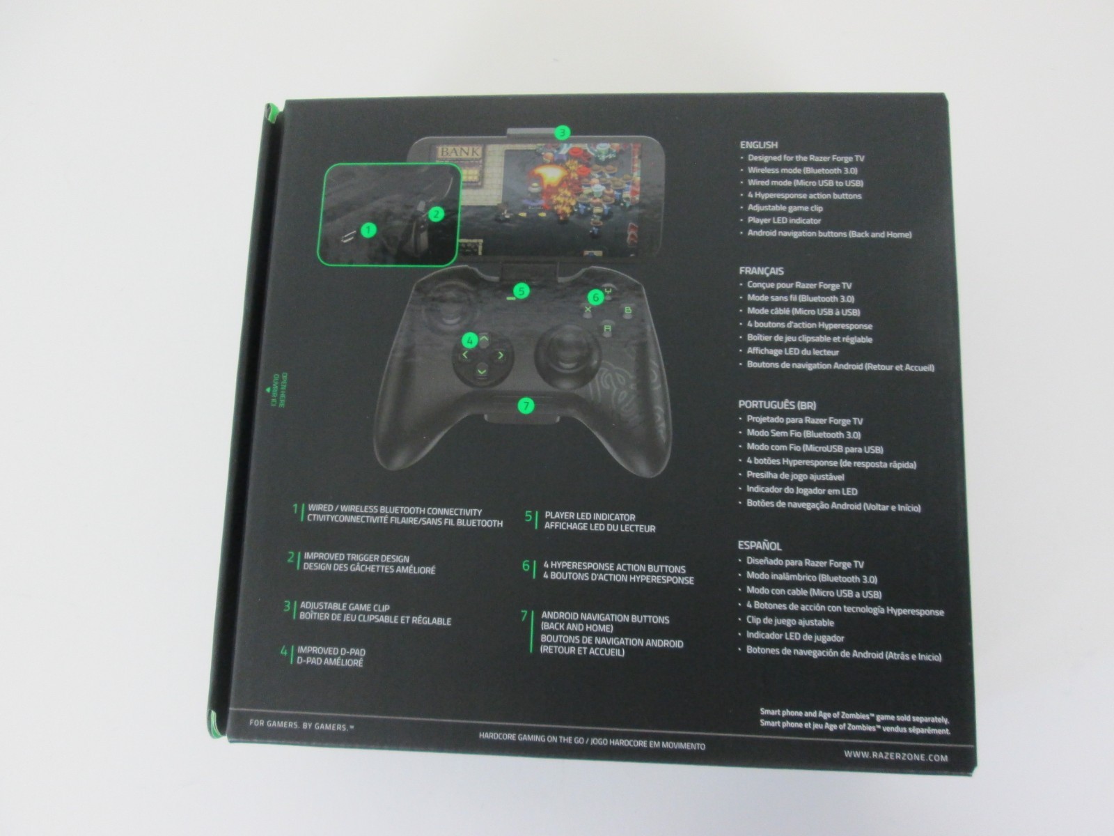 Razer Gaming Bundle Micro Console And Controller For Android Gaming New Open Box