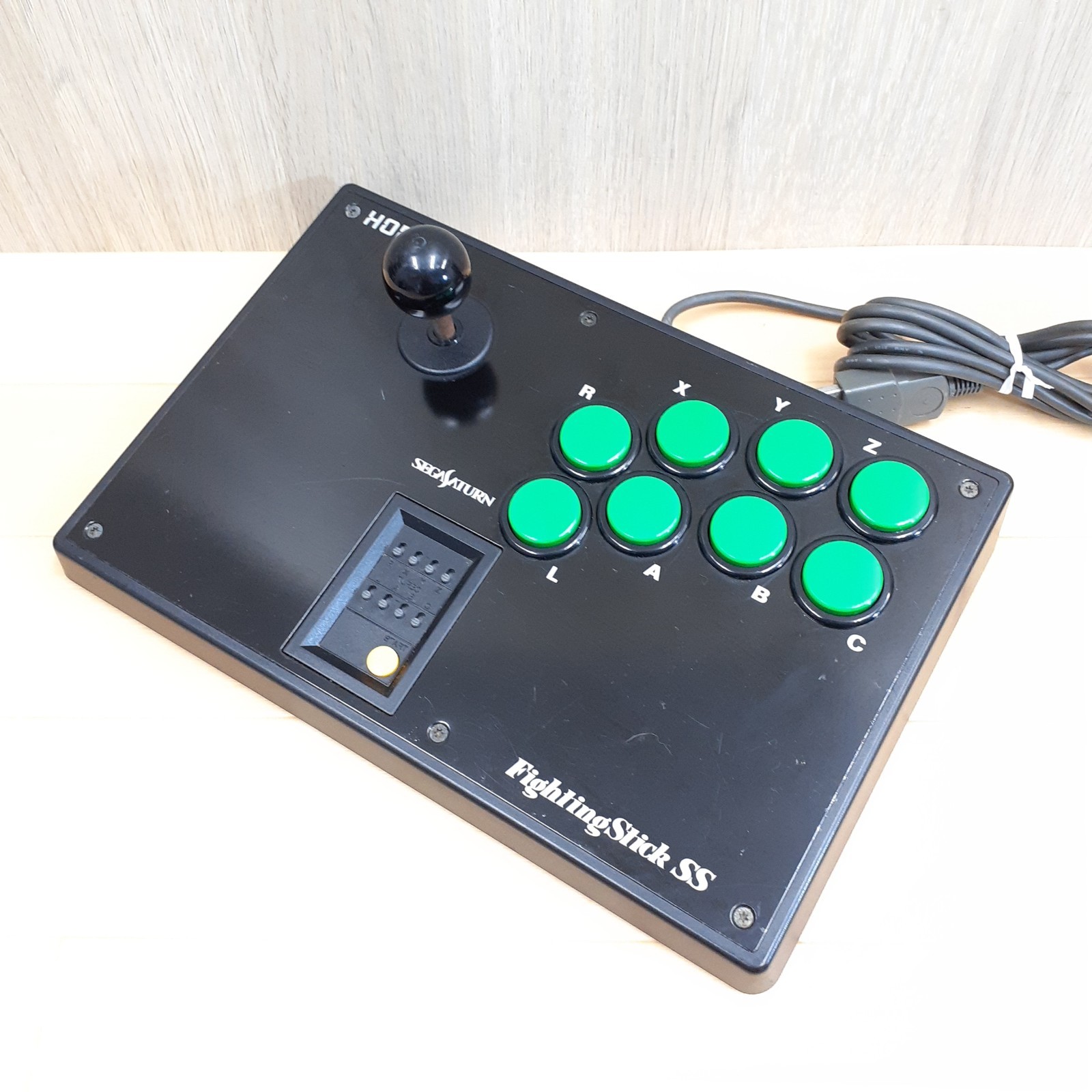 Sega Saturn Console Japan Gray Bundle 2 HORI FIghting Arcade Stick Controllers