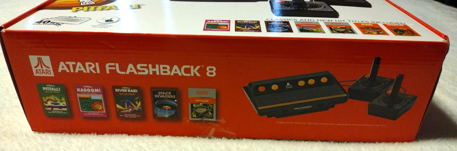 Atari Flashback 8 Video Game System + 2 Controllers Black Original Pkg READ