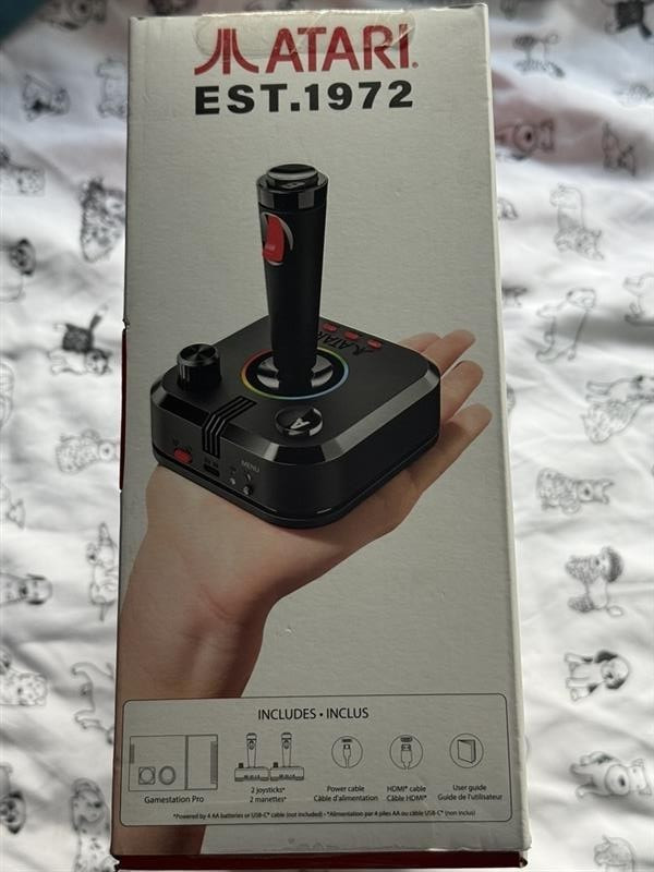 ATARI RETRO VIDEO GAME SYSTEM 200+ GAMES, AND TETRIS PIXEL POCKET GAME