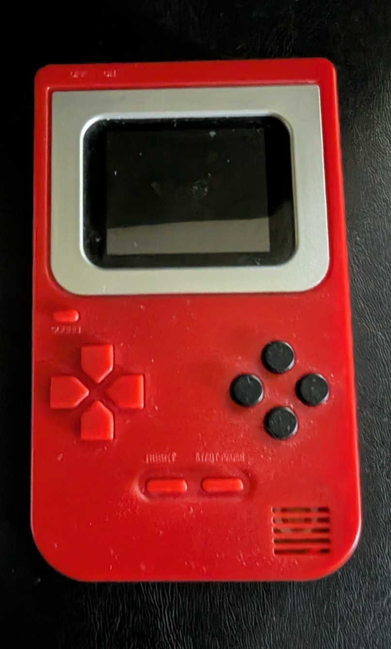 Handheld Video Game System–268 Games 2 Colors Available Grey & Red