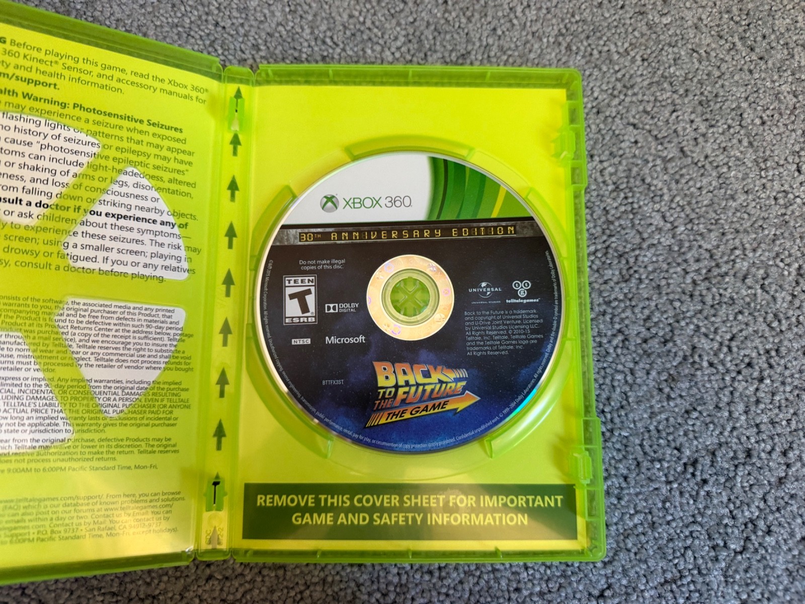Microsoft Xbox 360 60GB Black Console Wireless Controller w/ 10 Games