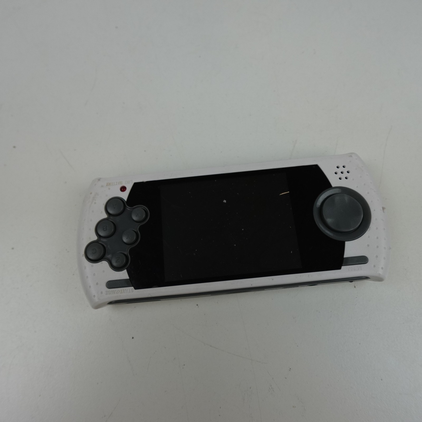 SEGA Genesis Ultimate Portable Game Player Handheld White No Battery Cover