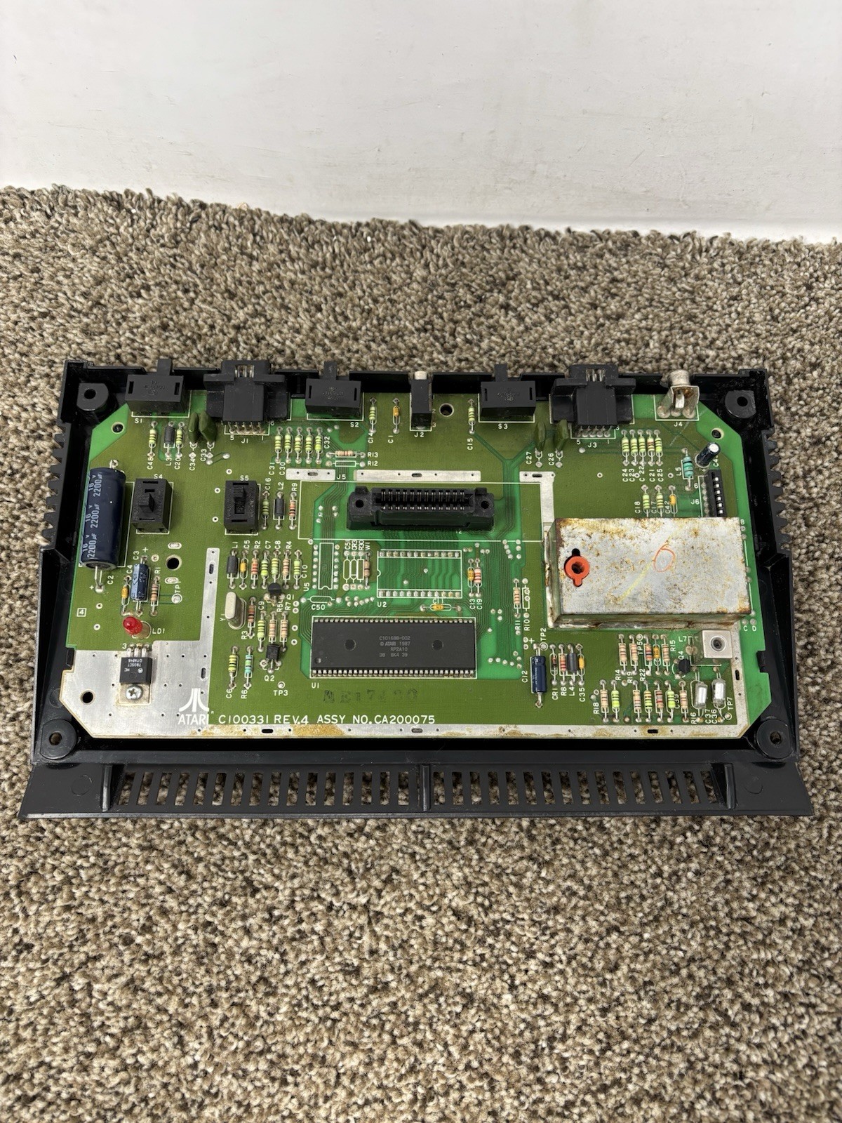 1 Chip Atari 2600 JR Console Only Very Rare Collectors Item Tested One Chip