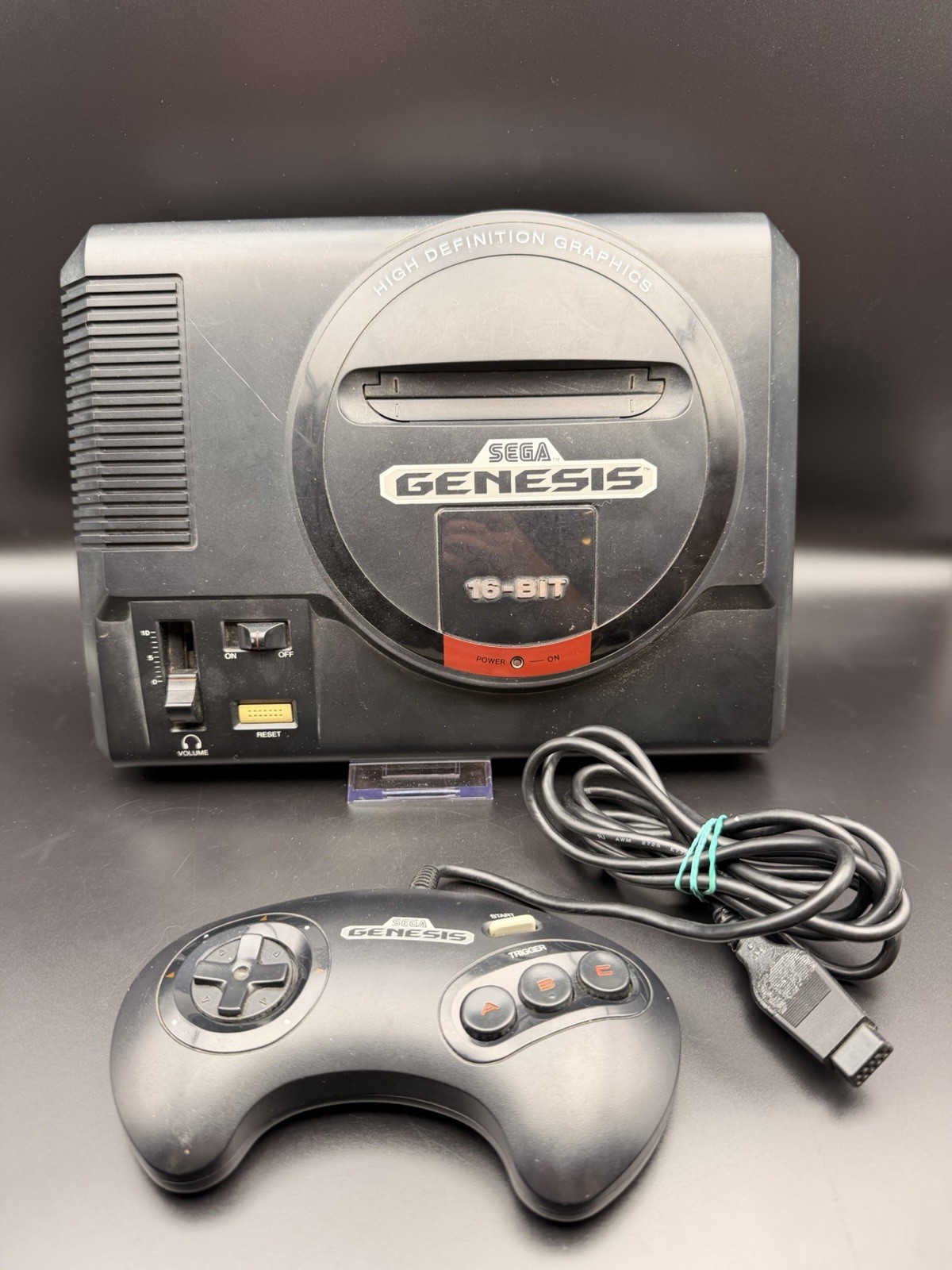 Sega Genesis System 16-Bit HD Model 1601 Console And Controller Tested & Working