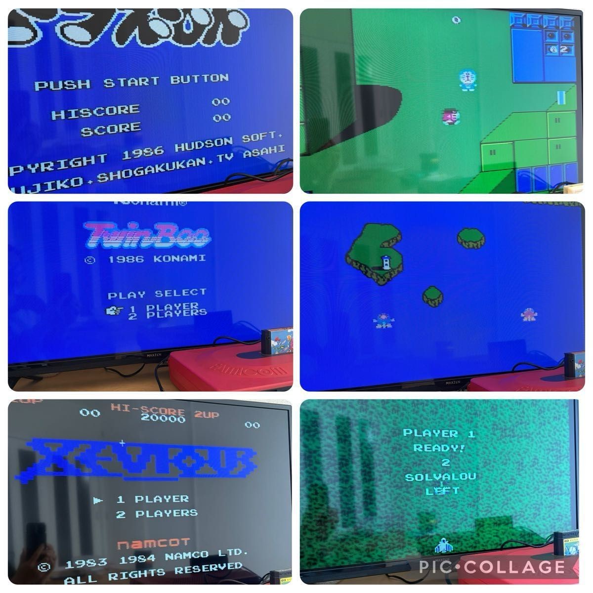 Sharp Twin Famicom AN-500R Red Console Used Tested With 15 Games Japan