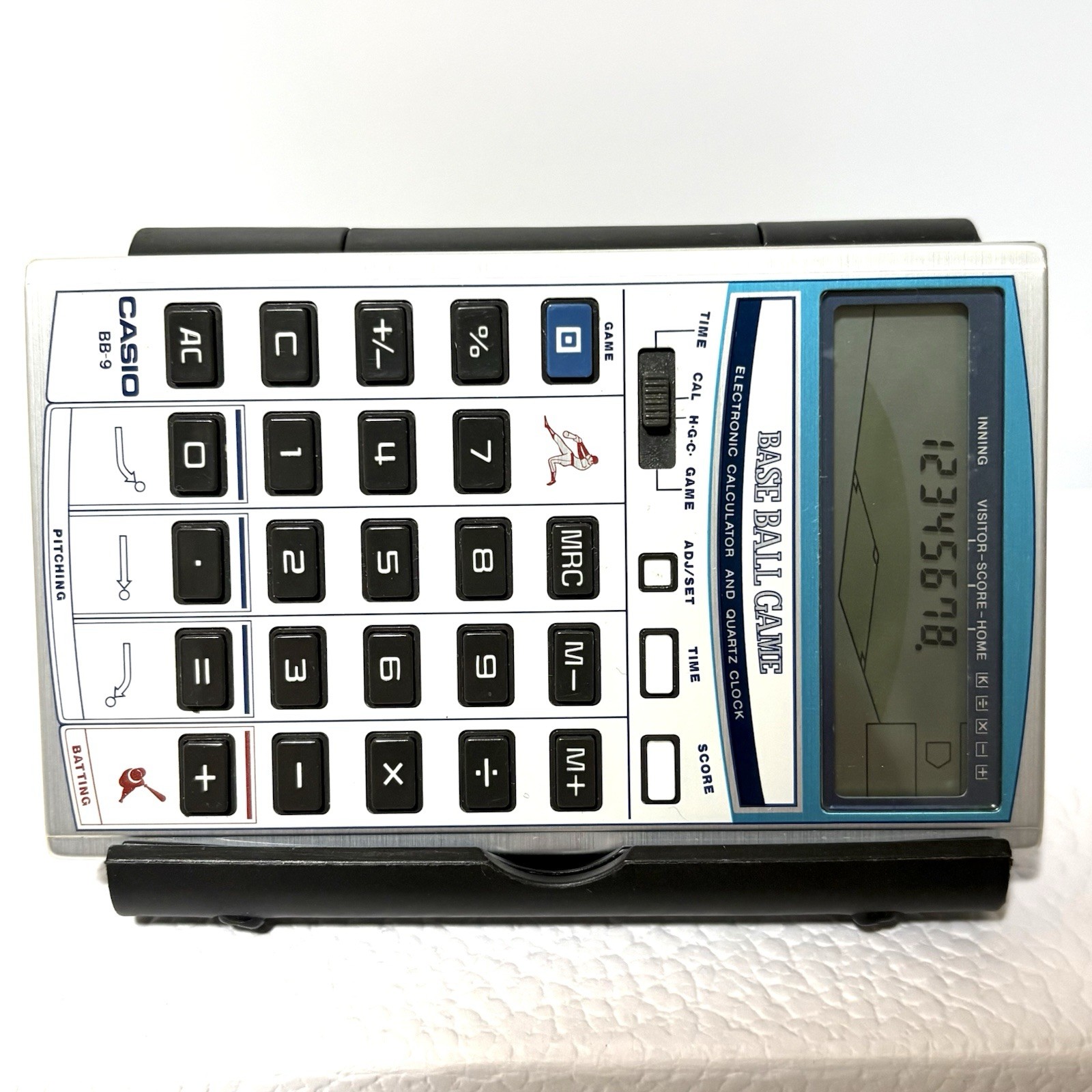 CASIO Baseball BB-9 Game Calculators 1983 Vintage Rare Item