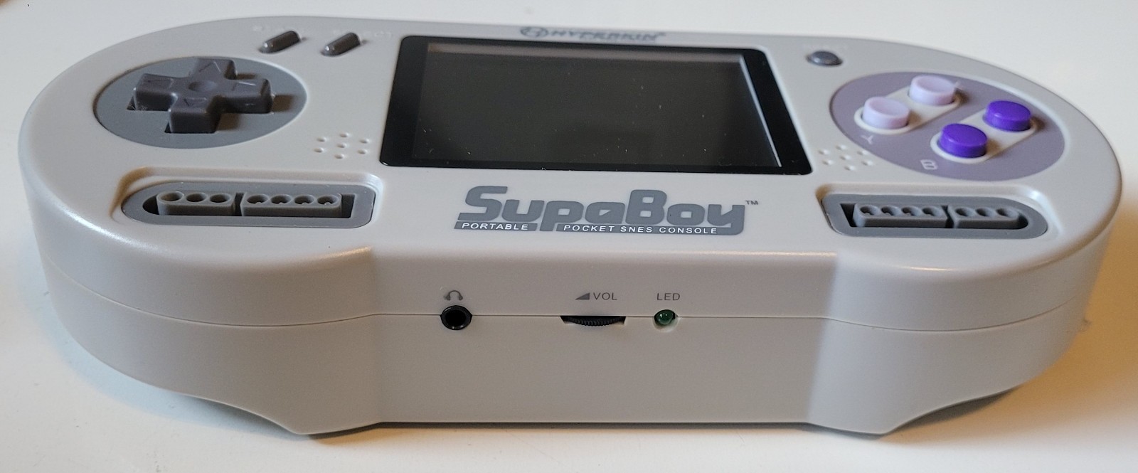 Hyperkin SupaBoy Portable SNES Console, Charger, Pac Attack, Battery Wont Charge