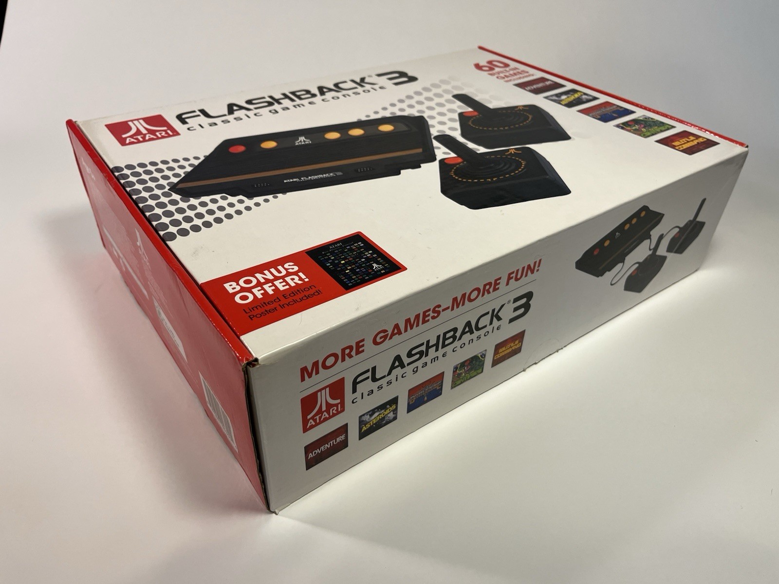 Atari Flashback 3 Console Complete In Box CIB Tested Working 60 Games