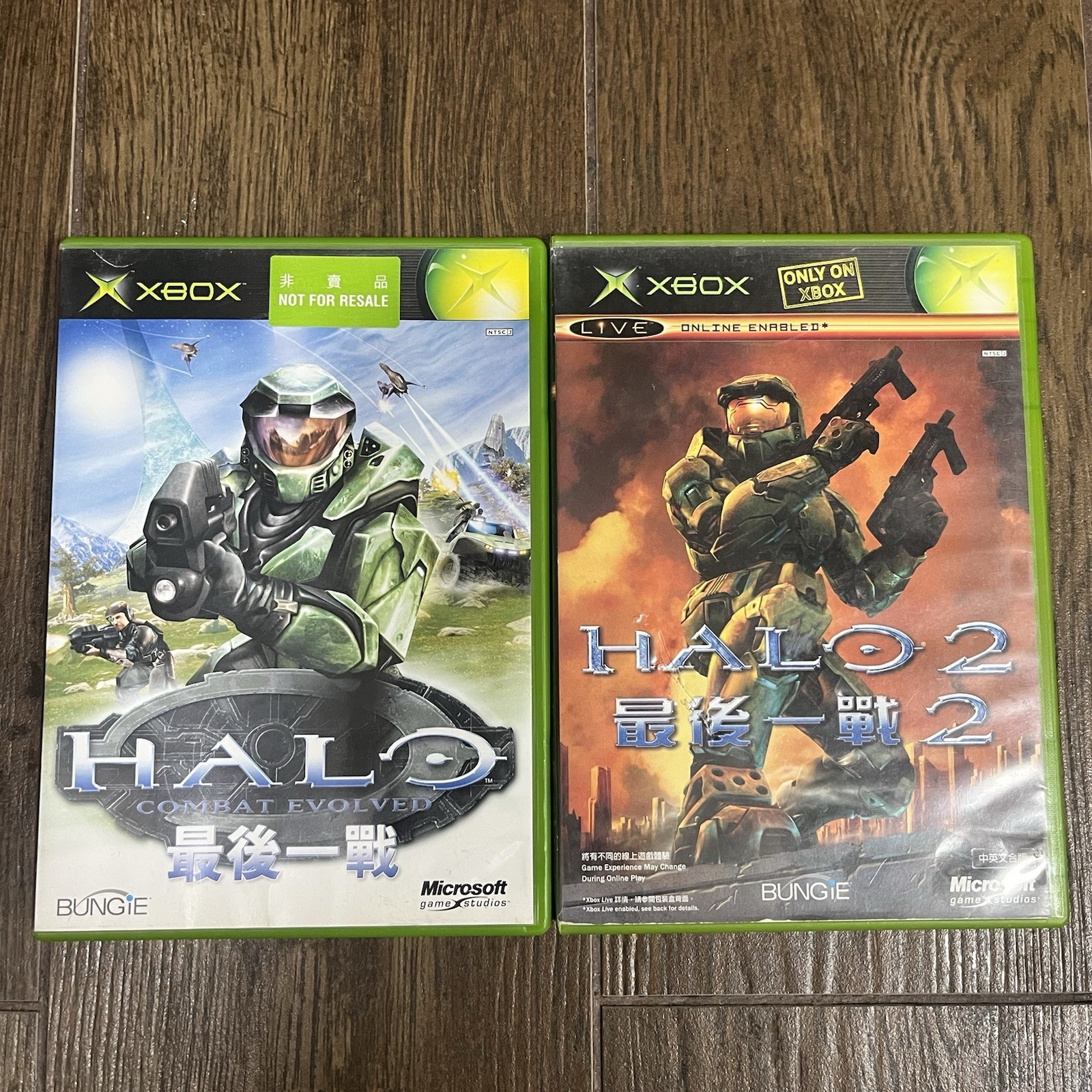 Original Xbox Halo 2 Crystal Ice Blue Console Black Jewel Asia ( Unmodified )