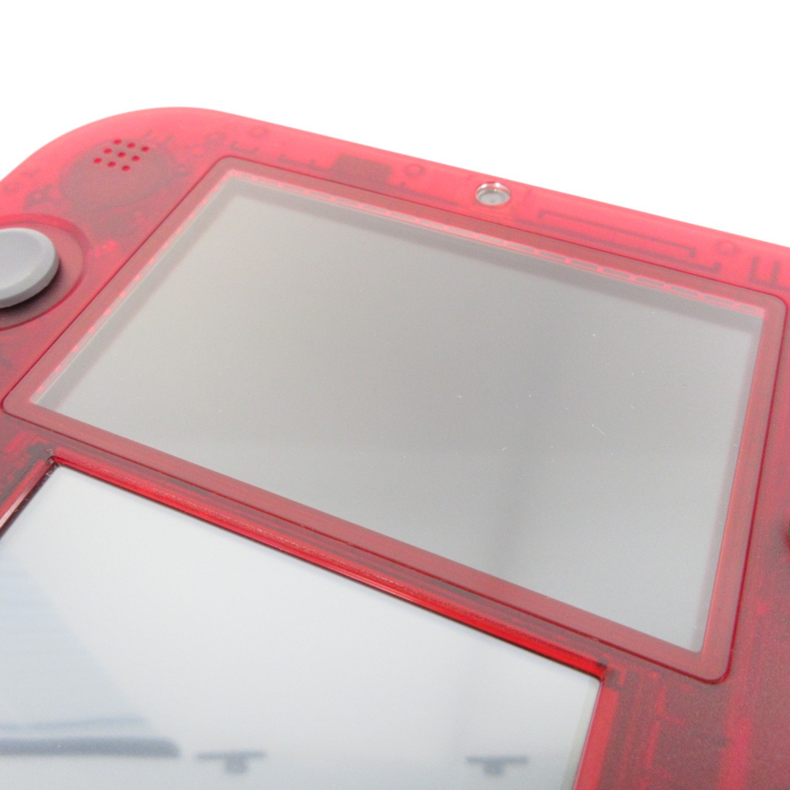 【Near Mint】Nintendo 2DS Pokemon Clear Red Console ONLY Japanese Edition #DEN0523