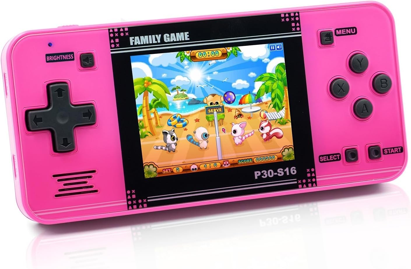 Portable Mini Arcade Handheld Game for Kids – 220 Games, Rechargeable Battery