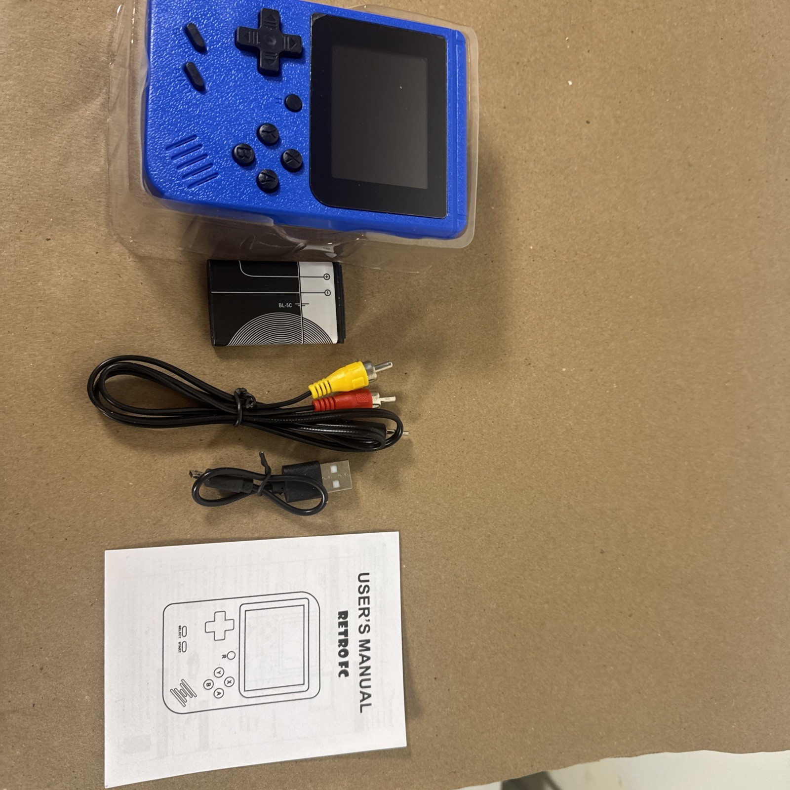 Game Box Plus Handheld Console – Retro Gaming System w/ Preloaded Games NIB
