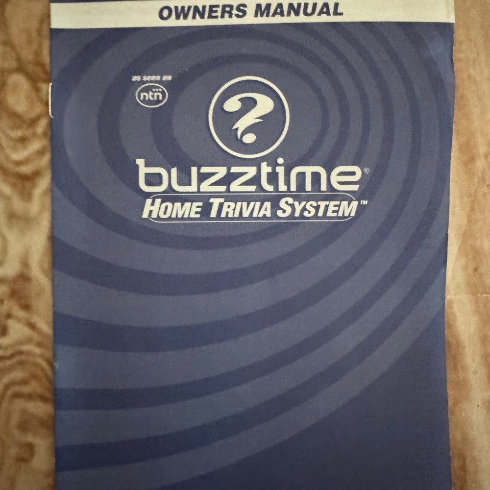 Buzztime Home Trivia System -Retro tech nostalgic electronics throwback console
