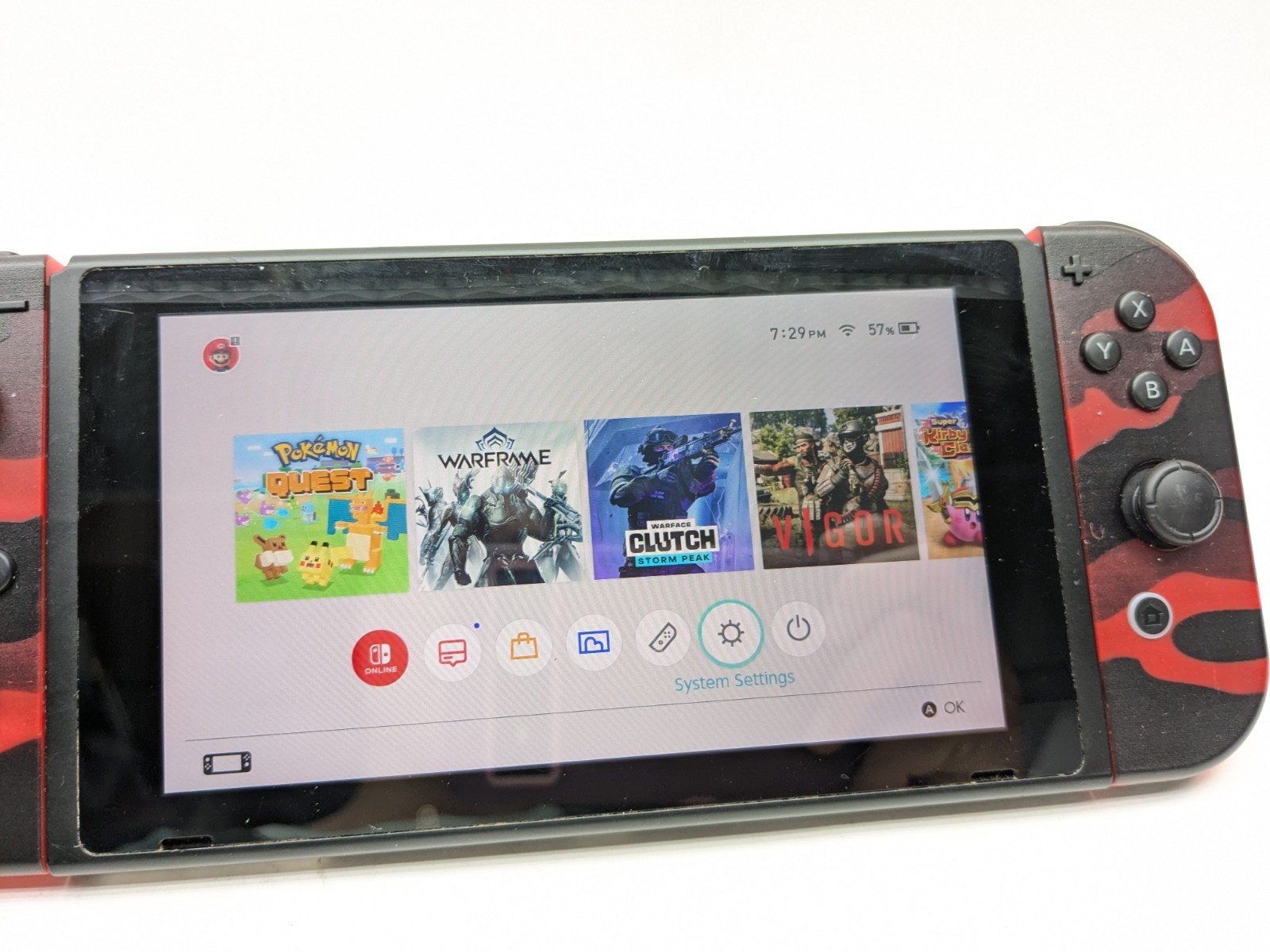Nintendo switch model hac-001(-01) Tested Working Red
