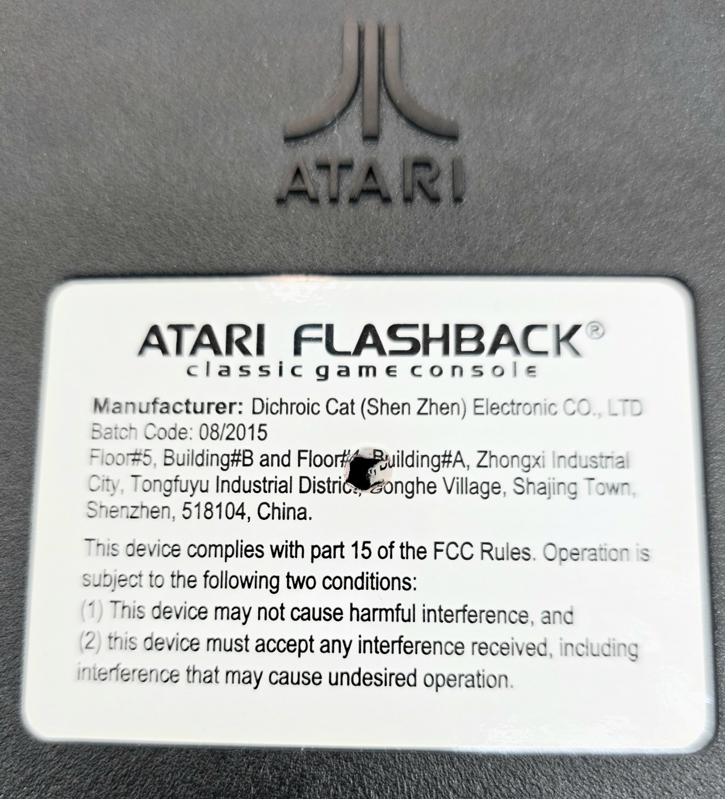Atari Flashback Classic Game System w/Tons of Built-in Games 2 Game Controllers