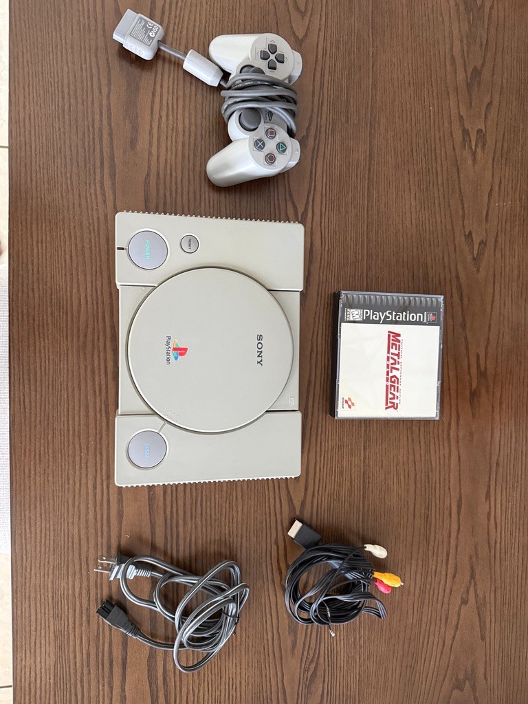 Sony PlayStation 1 Console Plus MGS 1 Tested