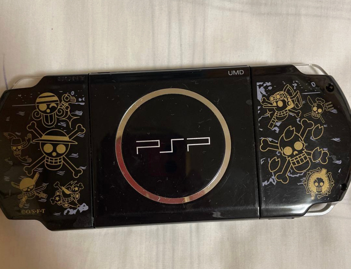 Sony PSP-3000 Console Black One Piece ROMANCE DAWN Straw Hat Pirates Edition