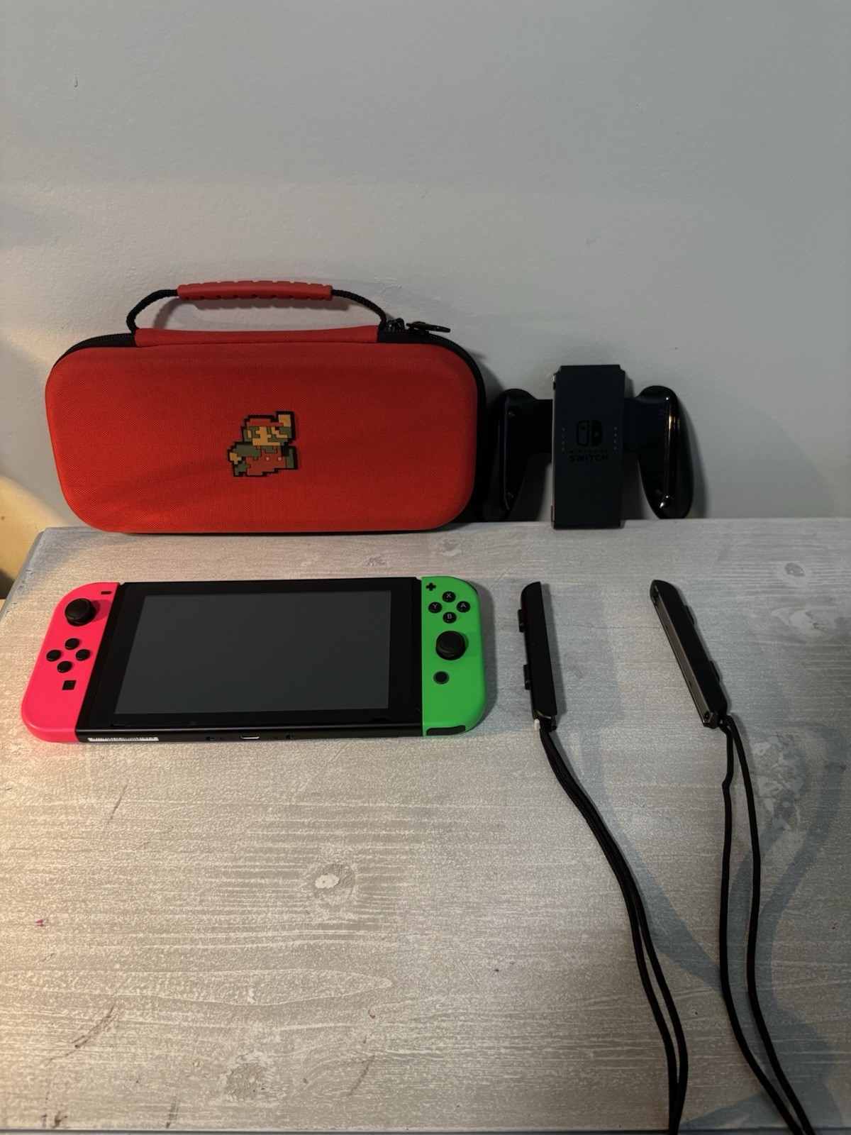 Nintendo Switch 32GB 720p HD Region Free USB-C Neon Joy-Con w/ Accessories