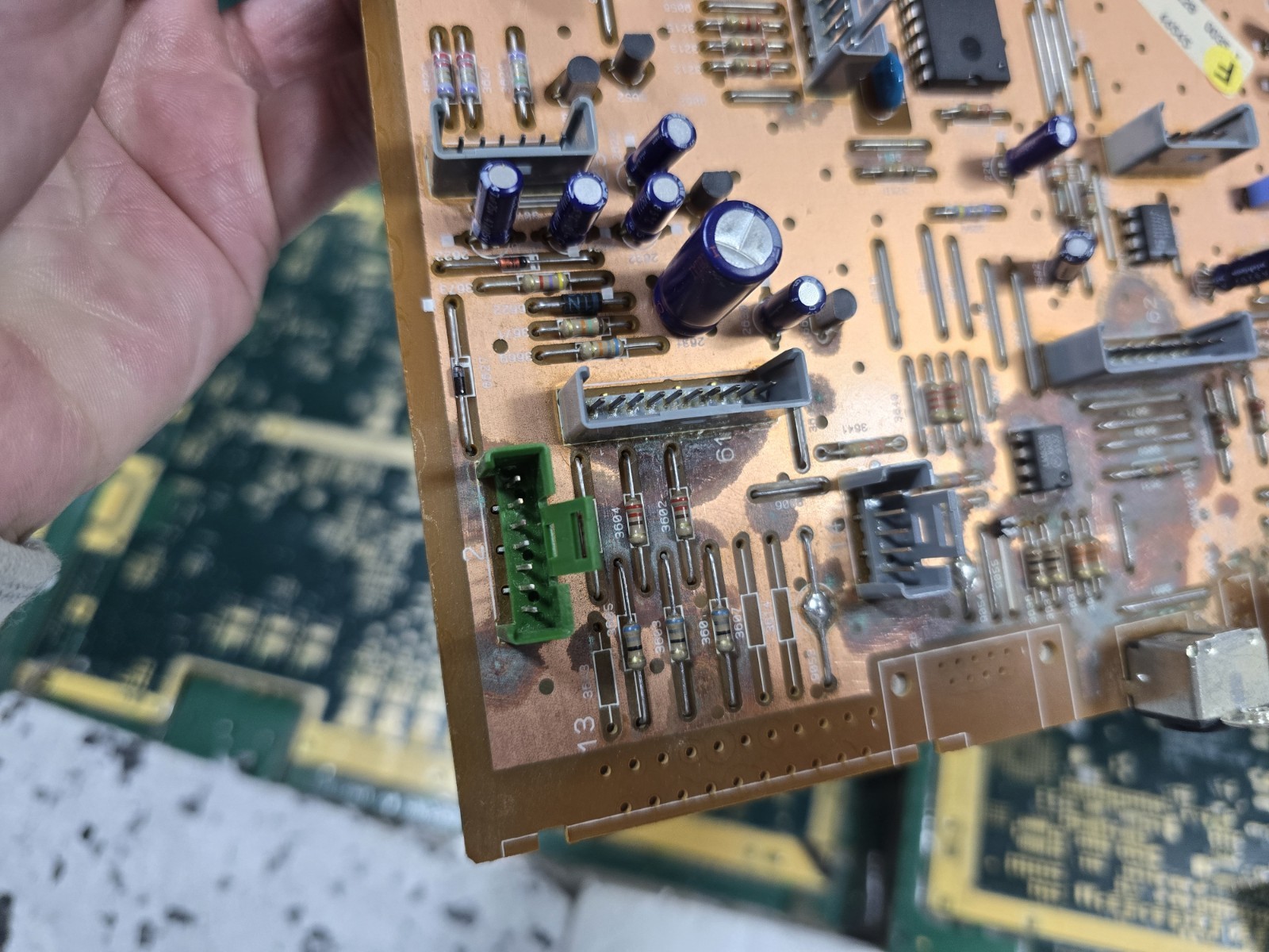 Philips CDI 910 EXACT CORROSION Motherboard-Not Tested-Intact-PARTS-READ ALL