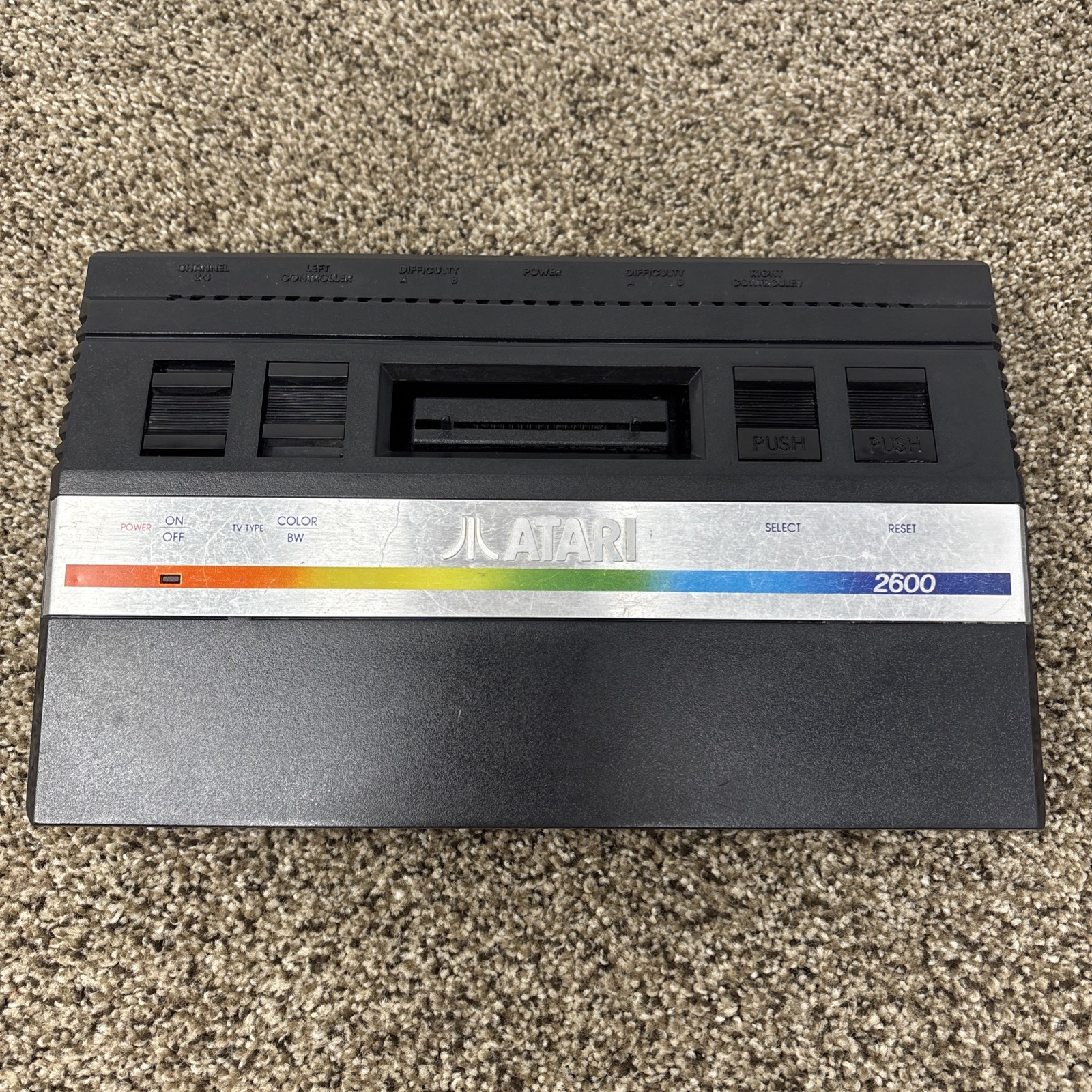1 Chip Atari 2600 JR Console Only Very Rare Collectors Item Tested One Chip