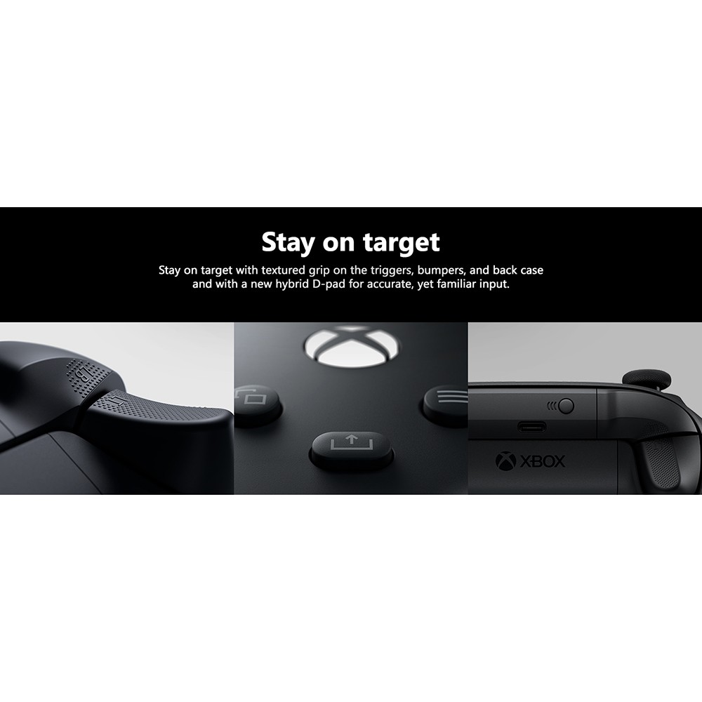 Microsoft Xbox Wireless Gaming Controller (2025), Carbon Black