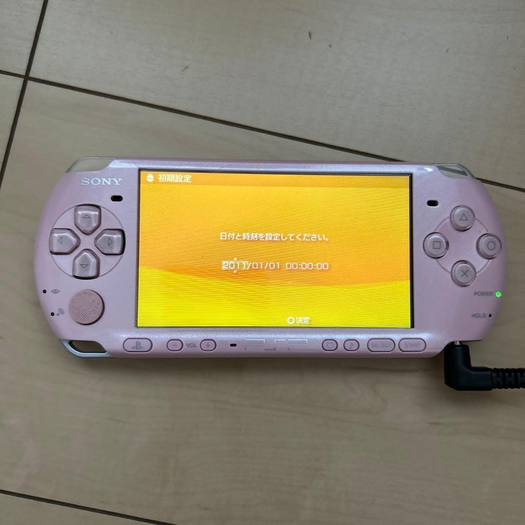Excellent Sony PSP-3000 PSP 3000 Console Pink Region Free