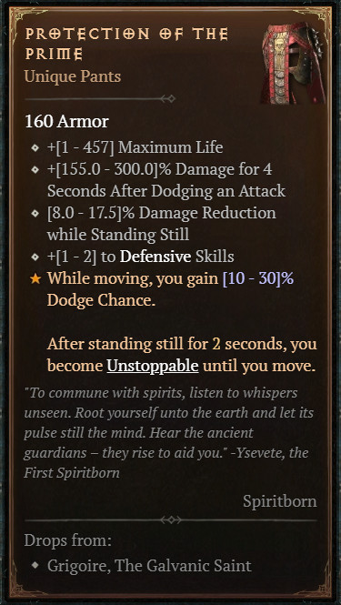 DIABLO 4🔥NEW SEASON🔥‍‍‍‍‍‍Unique Items ‍Protection of the Prime
