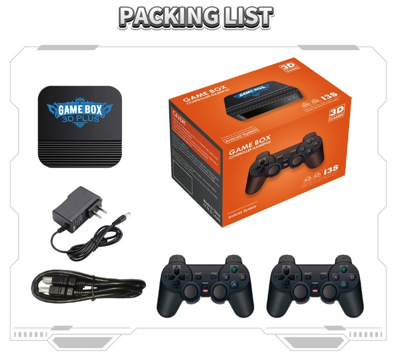 I3S Box Game Console 30000+ Games Retro Video TV Gaming Wireless HDMI HD 64GB AU